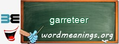 WordMeaning blackboard for garreteer